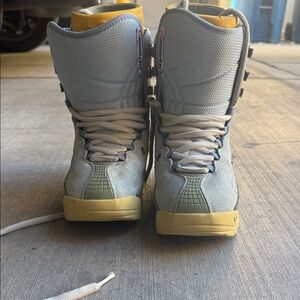 Burton Winter Boots - Light Blue and Yellow